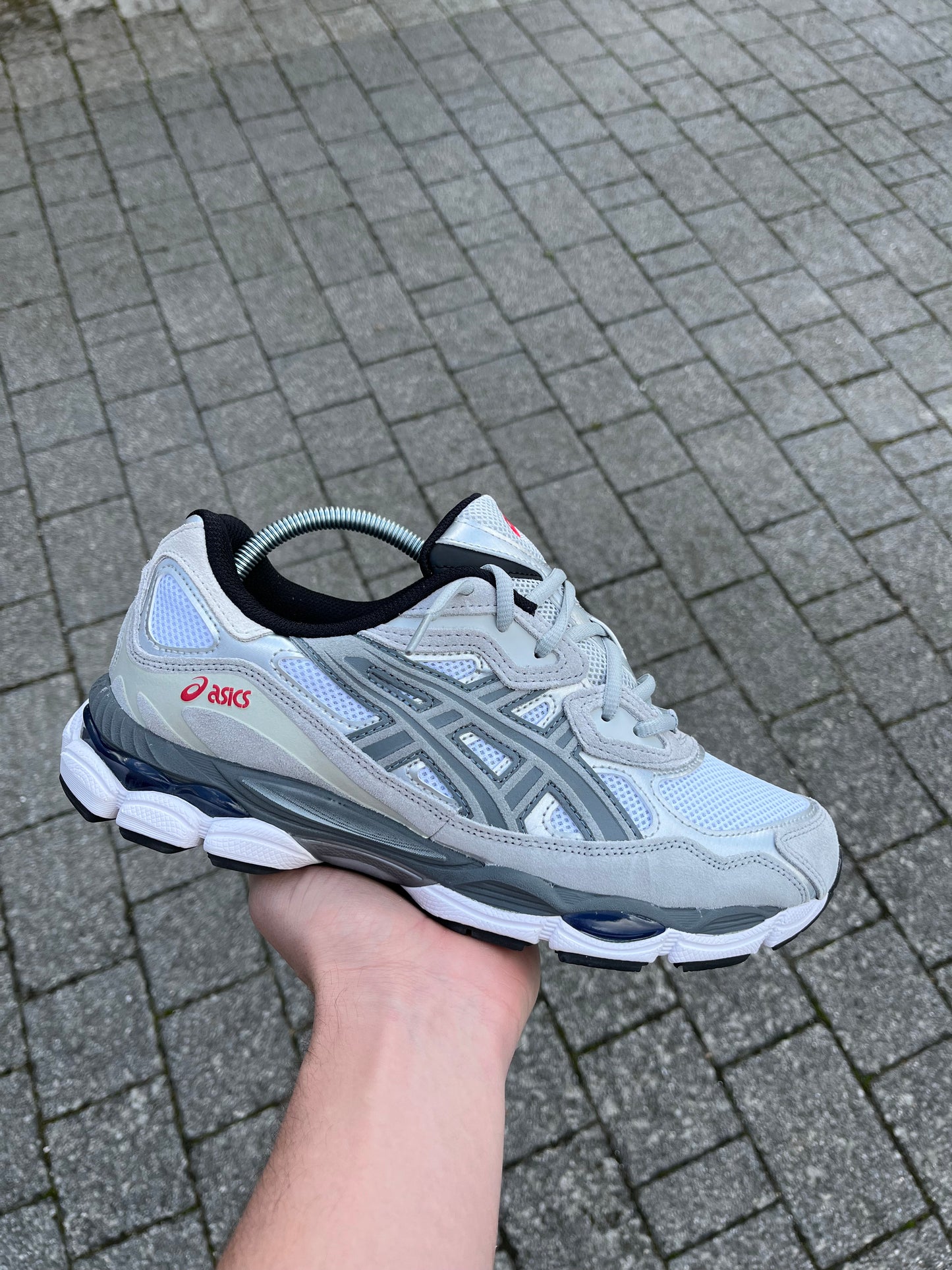ASICS gel nyc - White/Steel grey
