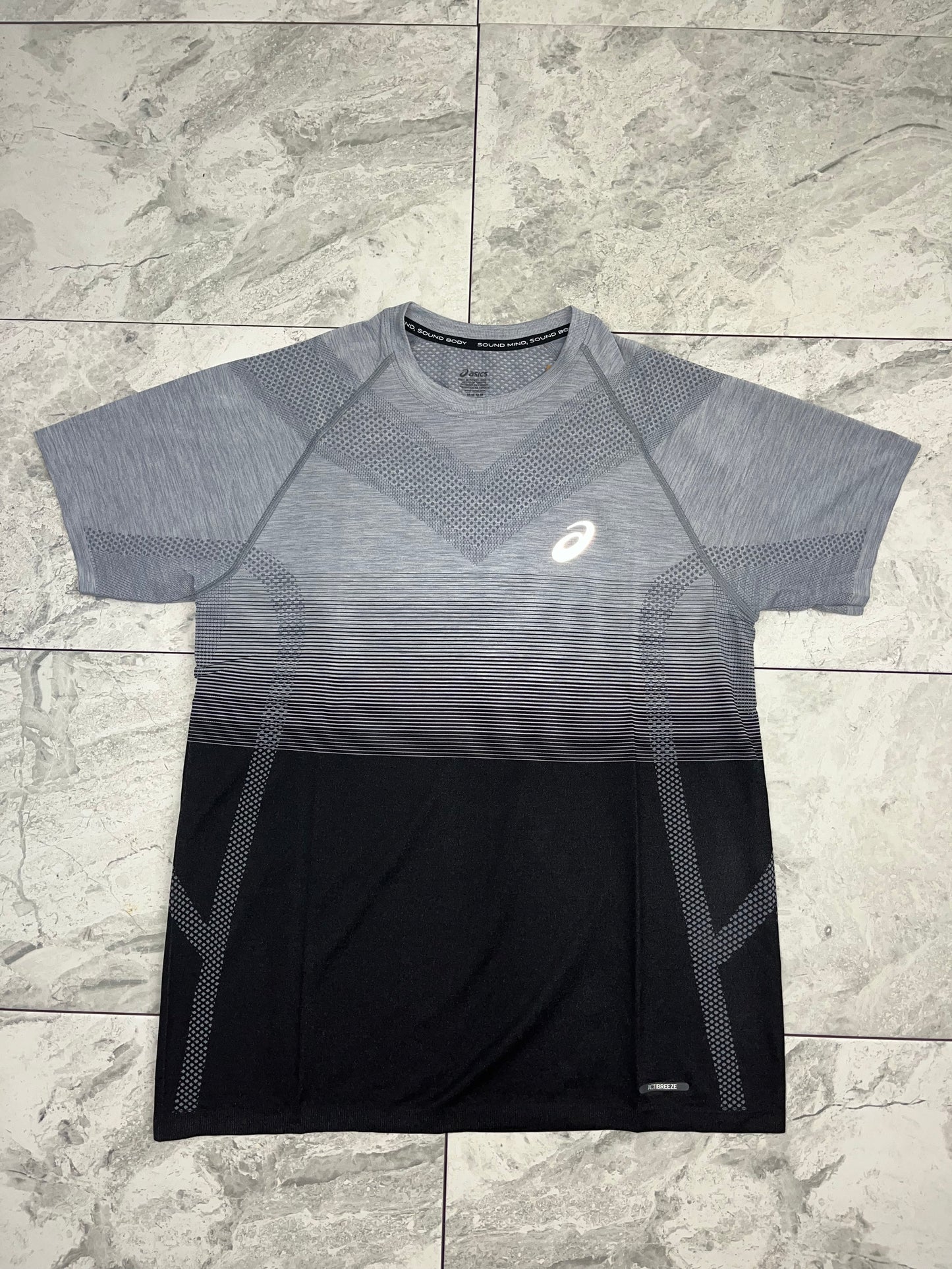 ASICS Seamless t shirt - Black/Grey
