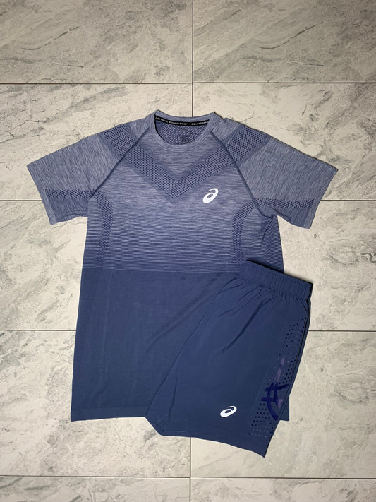 Asics seamless set blue