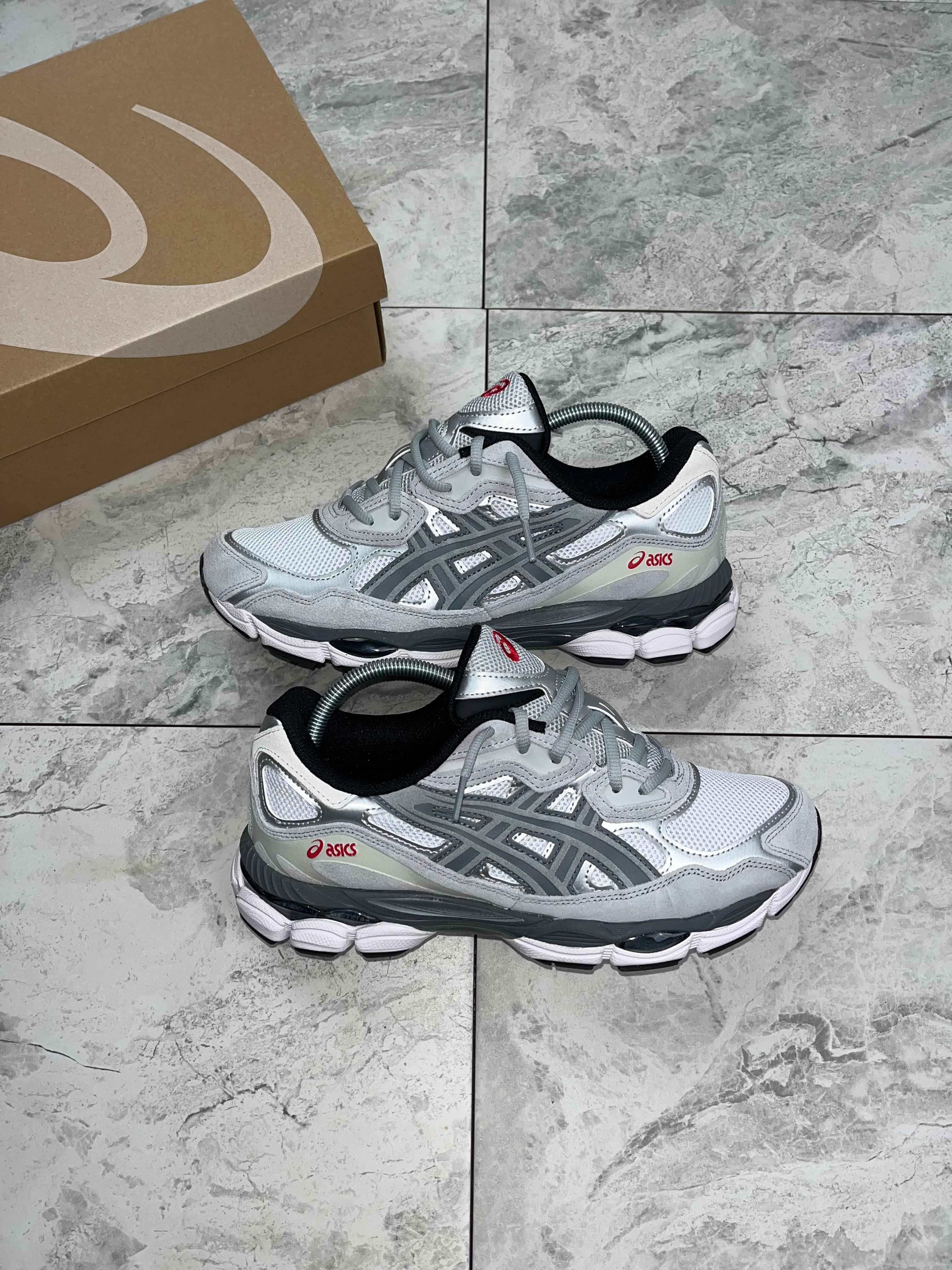 ASICS gel nyc - White/Steel grey