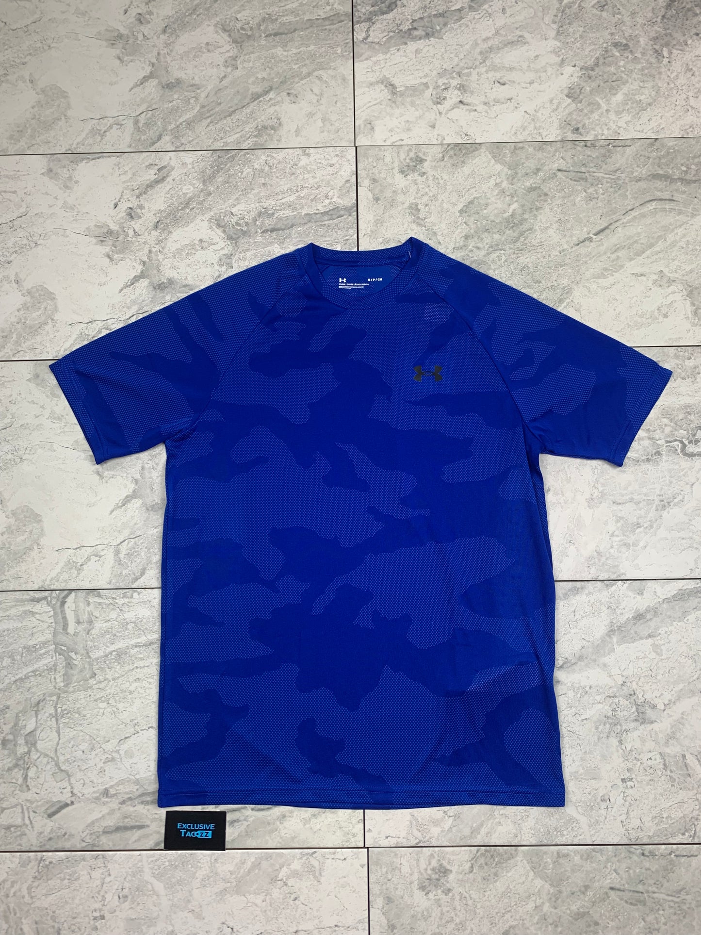 Under Armour jacquard tee royal blue