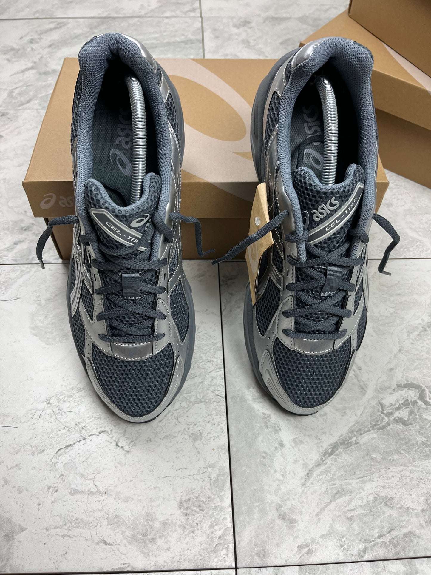 ASICS gel 1130- Steel Grey/Pure silver