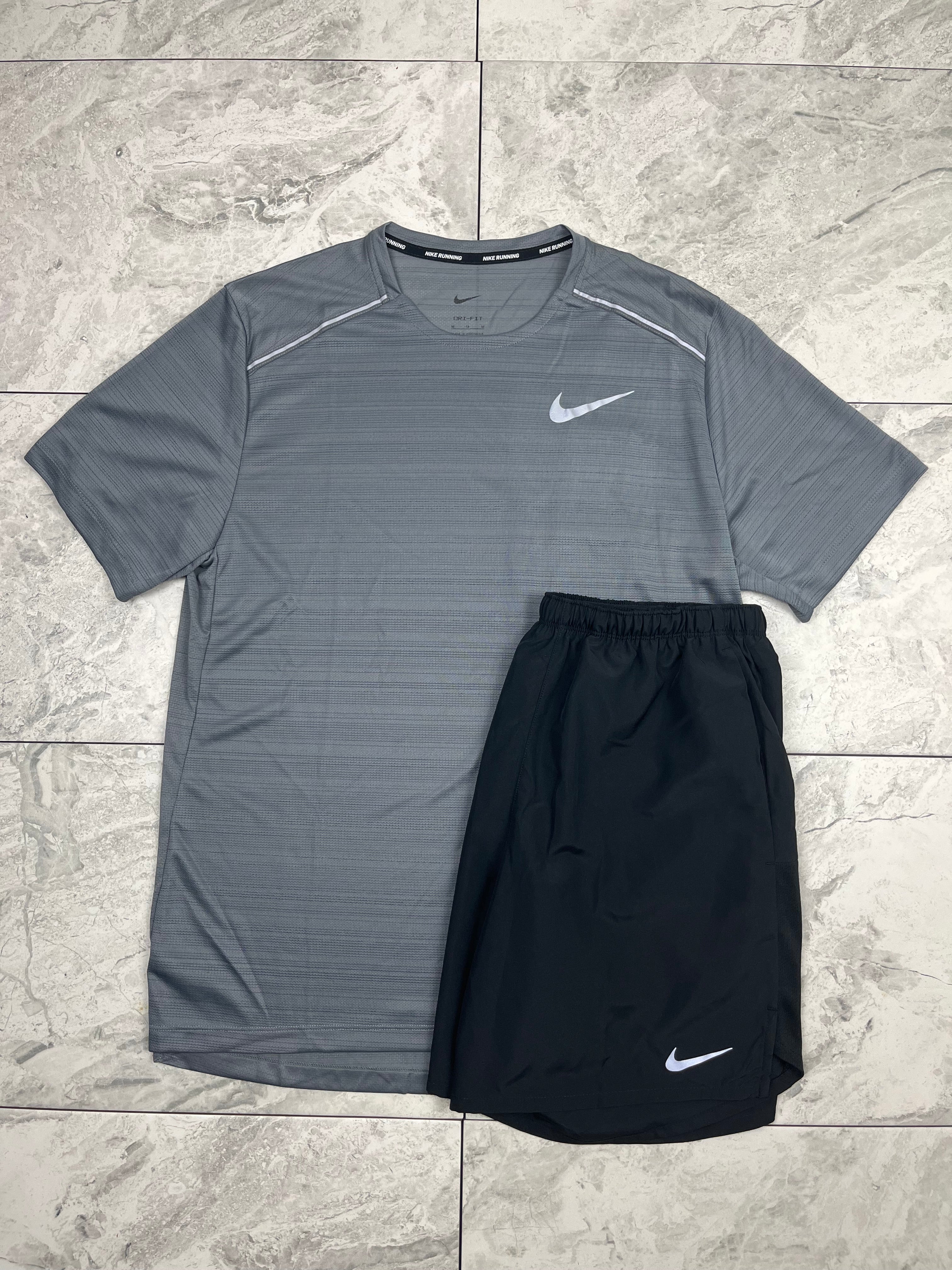 Nike miler set - Grey/black