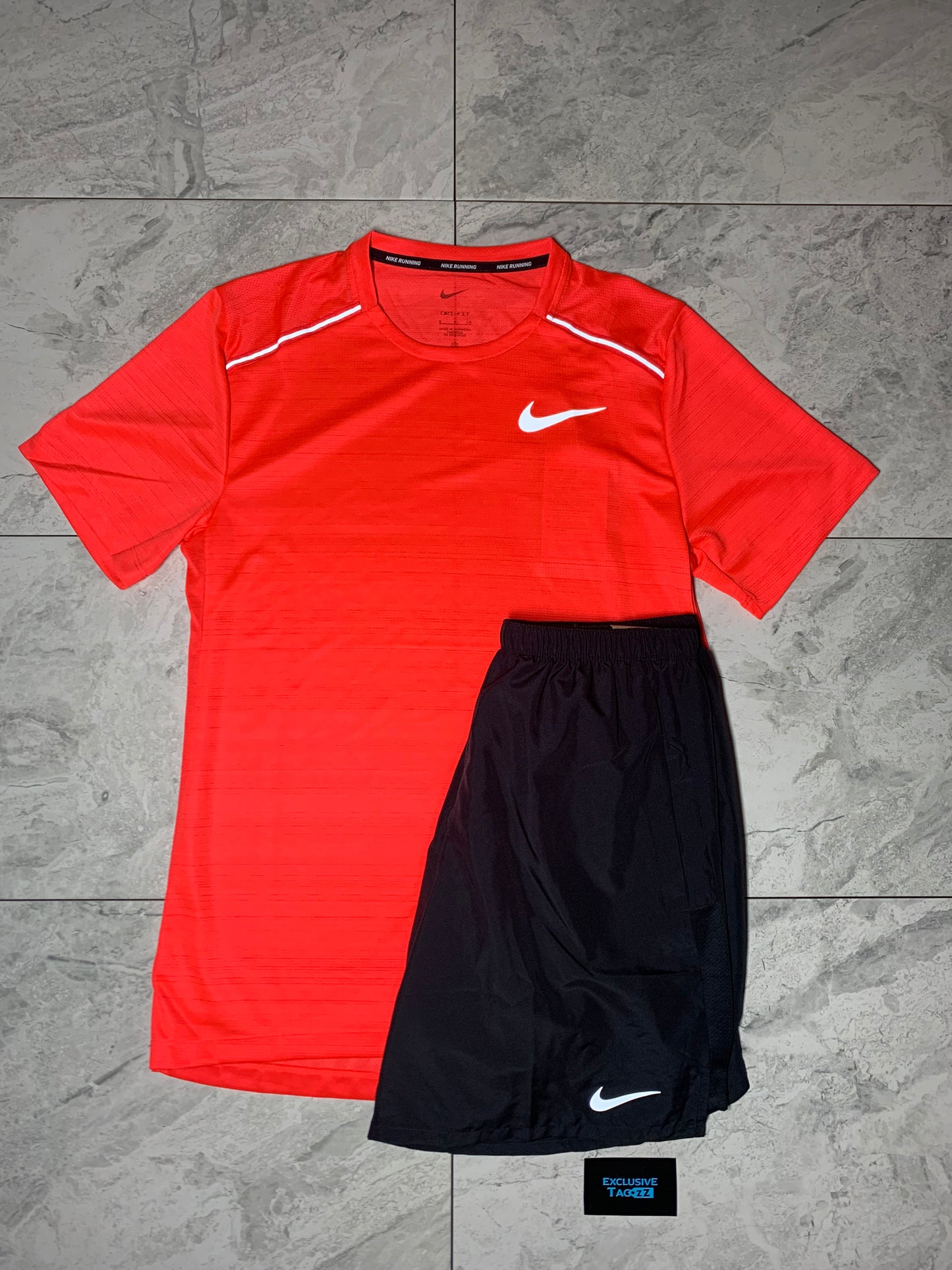 Nike miler set crimson red