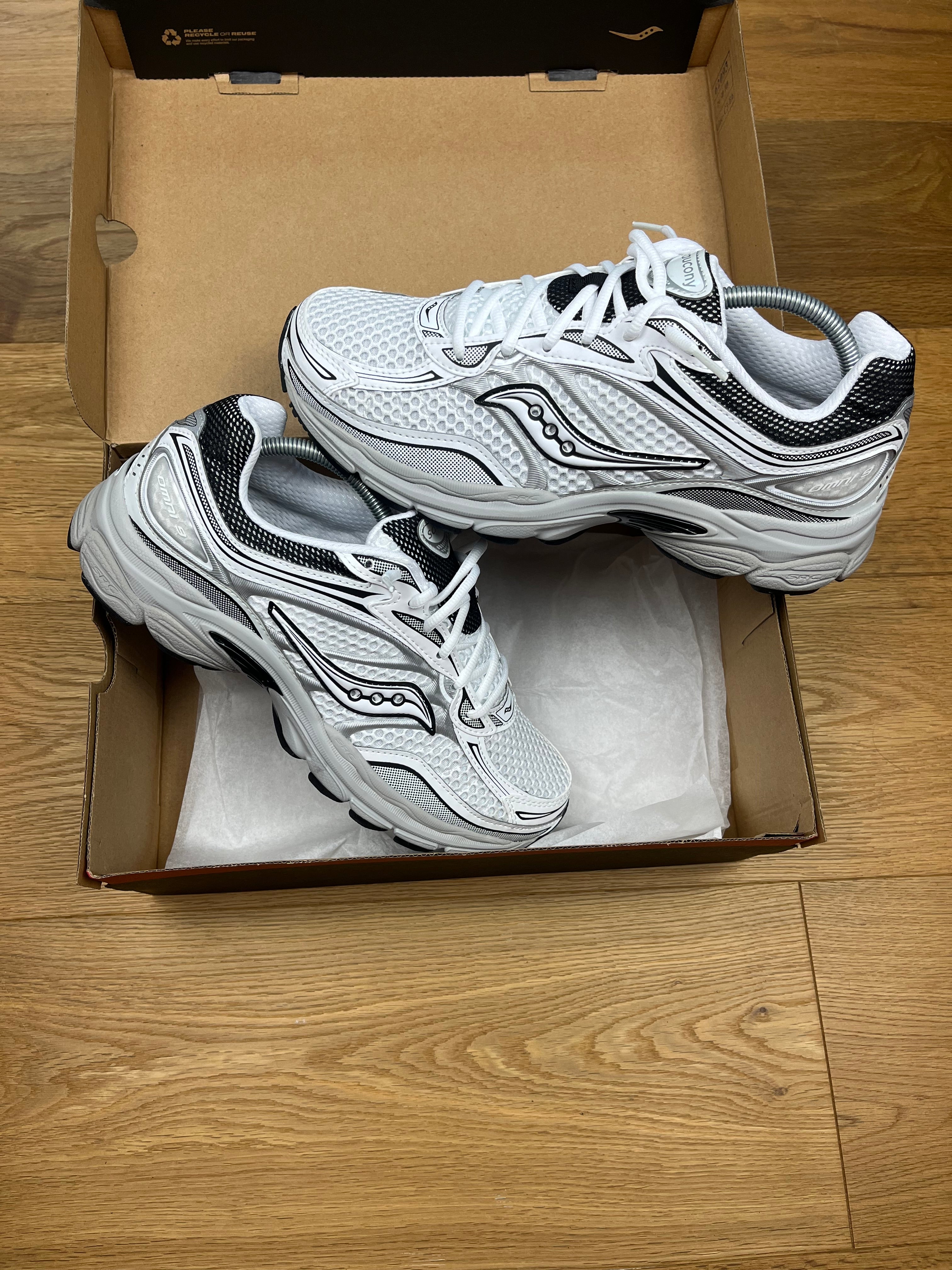 Saucony pro grid omni 9 - White/Cadet