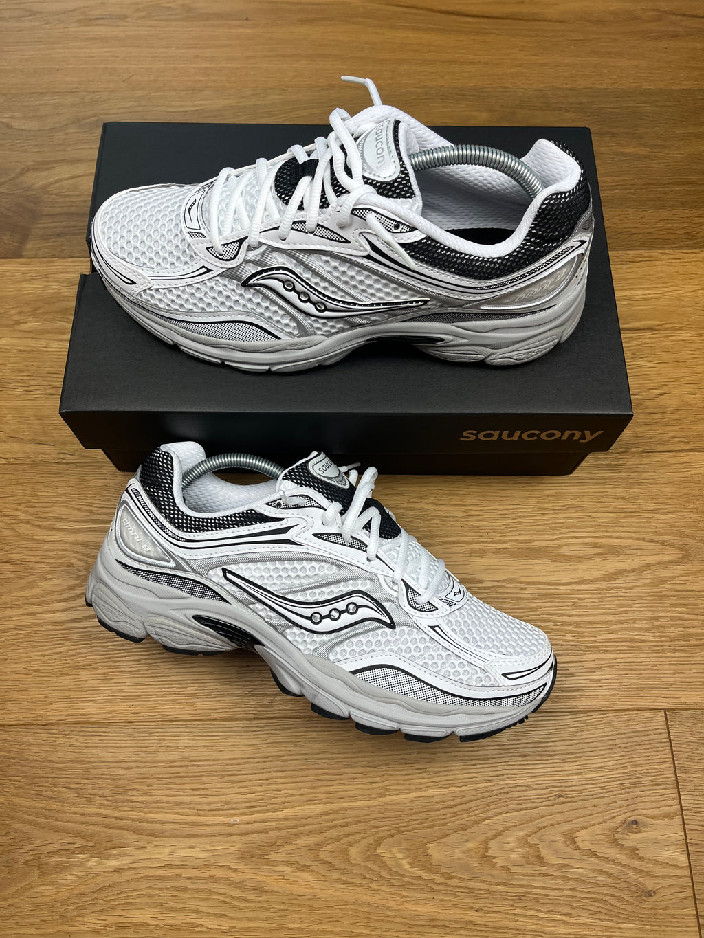 Saucony pro grid omni 9 - White/Cadet