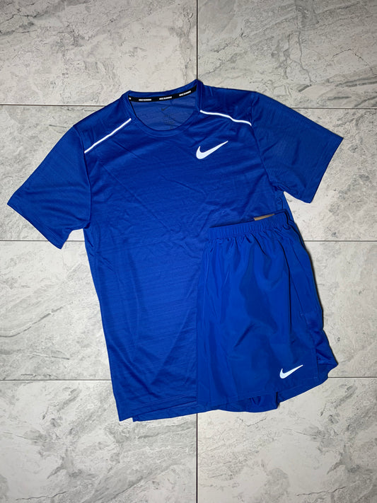 Nike miler set royal blue